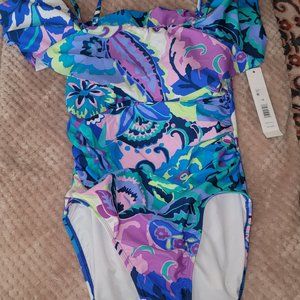 Tahari Medium NWT one piece swimsuit